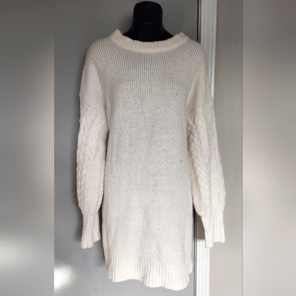 A New Day Cream Sweater Dress